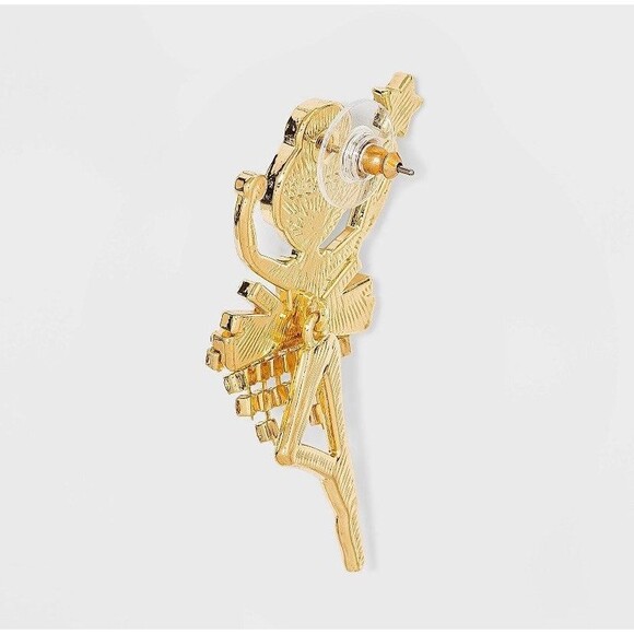 SUGARFIX by BaubleBar Ballerina Drop Earrings NWT Christmas Festive Holiday - Picture 5 of 5